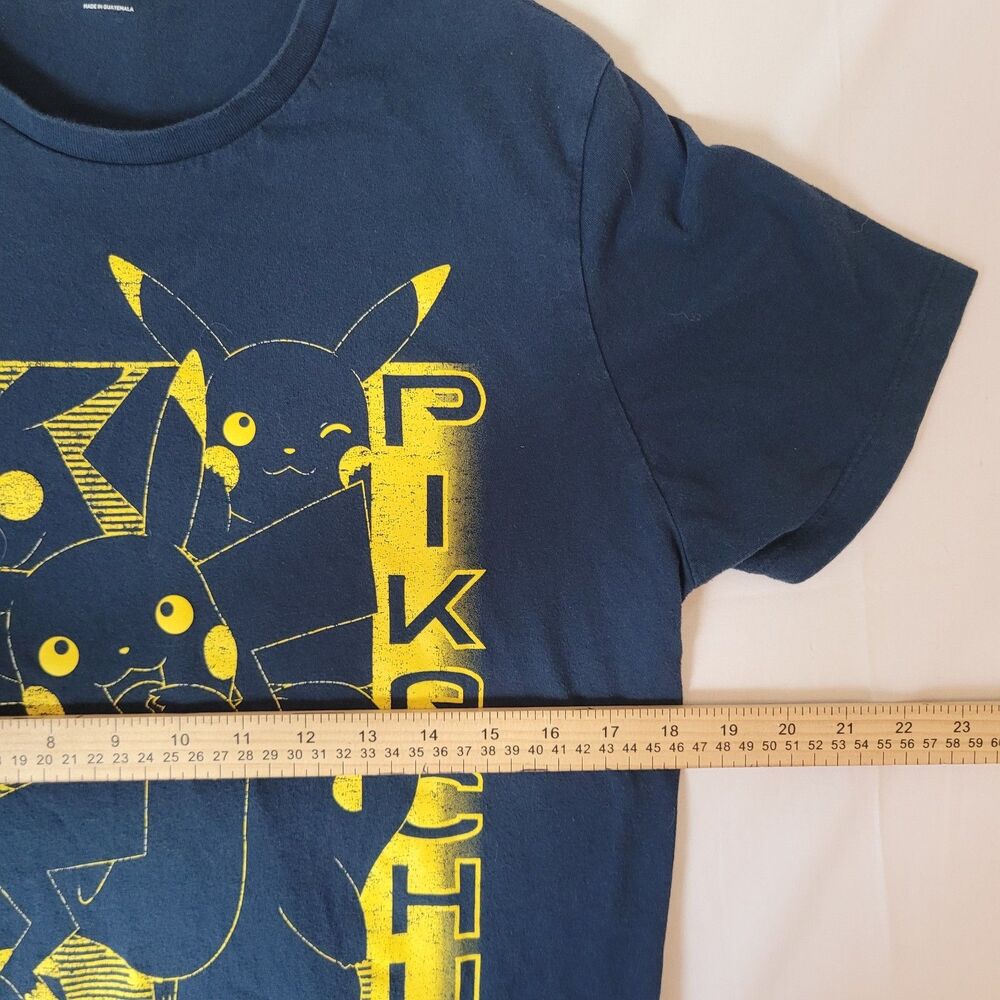 Old Navy Mens L Blue Pikachu Pokemon Graphic T Shirt 2021 Nintendo Tee - Picture 6 of 8